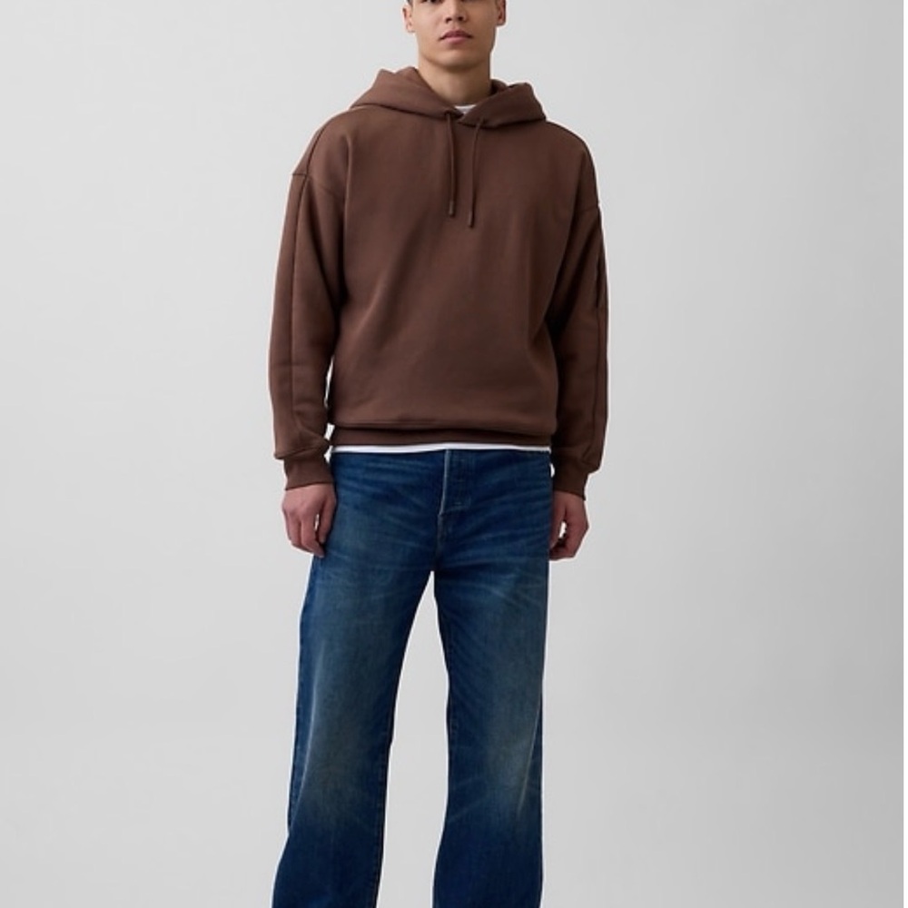 NWT- BÉIS x Gap Adult Heavyweight Travel Hoodie with neck pillow XL - Picture 3 of 8